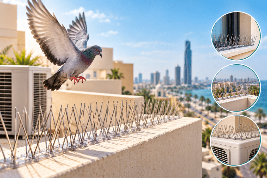 أشواك طارد الحمام: الأنواع والمميزات وطريقة اختيار الأنسب